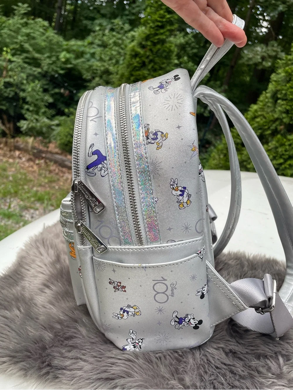 New Loungefly Disney 100th Anniversary Mickey Mouse And Friends Backpack